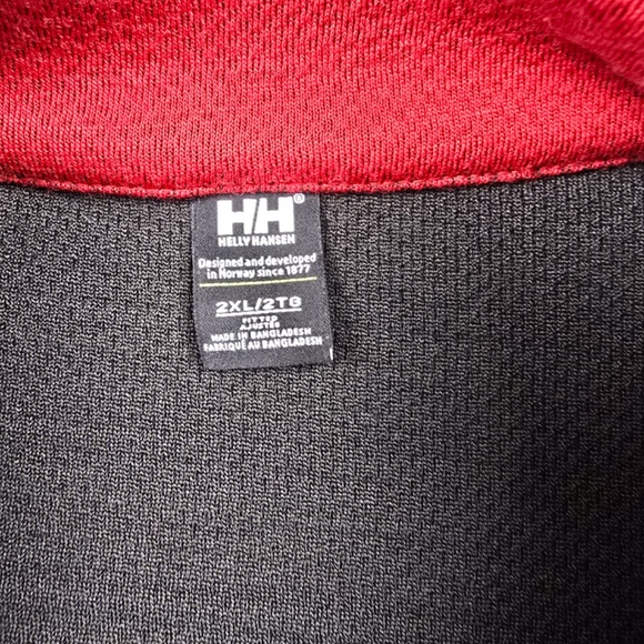 Helly Hansen Men's 2XL Lifa Merino Midweight Half Zip Base Layer Shirt - Navy - Picture 3 of 7